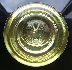 علامة عاكس للطريق من الزجاج المقسى باللون الأبيض والأصفر على جانب الطريق - Product Image 3