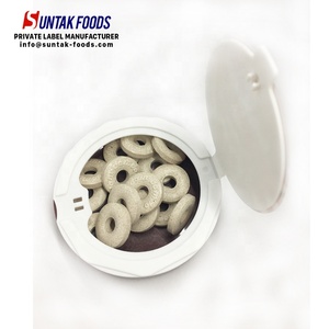 Caramelos <span class=keywords><strong>de</strong></span> <span class=keywords><strong>Chocolate</strong></span> en Caja Redonda <span class=keywords><strong>de</strong></span> Plástico, Caramelos <span class=keywords><strong>de</strong></span> Leche en Tabletas, Golosinas Refrescantes - Product Image 2