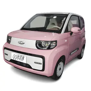 Mobil Chery Brand QQ Ice Cream Peach Pink Vision Mini kendaraan energi baru penampilan bagus