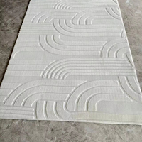 Tapis en fausse fourrure de lapin jacquard de luxe, texture moelleuse, tapis pour chaise d'ordinateur, tapis de sol pour tente de jeu pour enfants