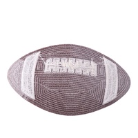 Patchs de football personnalisés brodés thermocollants écologiques pour Noël, avec grandes décorations à sequins et motif de lettres anglaises, pour chapeaux et vêtements de sport d'équipe