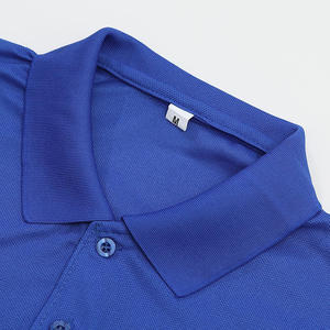 Hombres de alta calidad <span class=keywords><strong>para</strong></span> Polo Logo personalizado Longitud corta Algodón Tela en blanco Botón 3D Serigrafía <span class=keywords><strong>para</strong></span> Polo Camisetas - Product Image 5