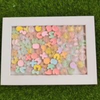 All'ingrosso 100 pezzi assortiti misti 26 lettere fai da te 3D lettera mista in resina piatta cabochon album artigianato abbellimenti fai da te