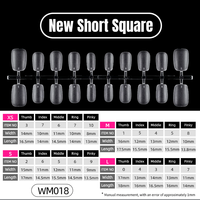 Lot de 10 faux ongles carrés courts en acrylique effet chrome miroir, faits à la main, vente en gros, Beaux Faux Ongles Court