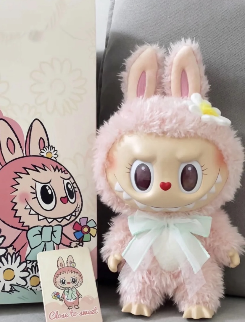 Pop Mart Labubu Mokoko Close to Sweet Vinyl Plush Doll