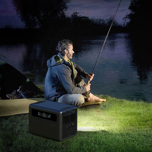 Generador de Energía Solar con Batería LiFePO4 de Onda Sinusoidal Pura de 2400W 2304Wh con Batería Externa para Acampar al Aire Libre - Product Image 6