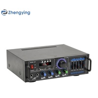 Amplificateur de Puissance Bluetooth Karaoké Numérique Stéréo à Mixage Écho Hi-Fi, Mini Amplificateur Audio Haut de Gamme pour Son Domestique AV-016BT