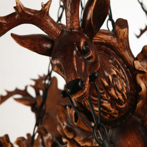 Luces colgantes de mordedura de boca de ciervo American Country Boutique Antler Lámpara colgante Restaurante Homestay Villa Antler Chandelier - Product Image 6