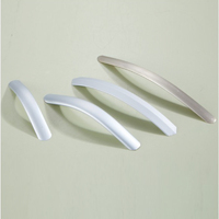 WELLTOP – poignée dissimulée pour porte de garde-robe, meubles de cuisine gris, poignées de porte d'armoire, boutons A-19