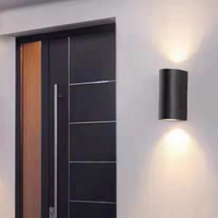 Appliques murales LED extérieures IP65 étanches, éclairage mural haut/bas pour jardin, maison, porche, garage, patio, porte et entrée