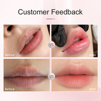 Essence pour lèvres rose permanente, crème pour lèvres rose, combo de démaquillant pour les lèvres noires pour un maquillage quotidien à domicile