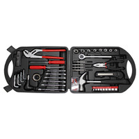 141 pièces outils de super qualité professionnel maison réparation ensemble d'outils à main clé combinée marteau pince promotion trousse à outils