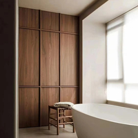 Panneau mural personnalisé en PVC PET imperméable, sans peinture, anti-corrosion, décoratif, pour la décoration murale de la salle de bain