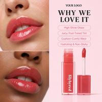 Gloss à lèvres longue tenue, couleur intense, marque privée OEM ODM, végan, sans cruauté, kit de maquillage professionnel, Studio Pro
