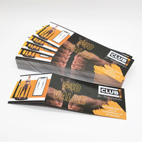 Bon de billet d'entrée pour vol de parc de concert de films imprimé sur mesure Étiquettes d'admission en papier offset Billets à prix réduit