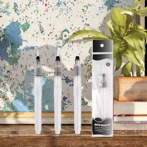 BOMEIJIA Juego de 3/6 Pinceles de Acuarela con Pelo de Nailon para Estudiantes, Dibujo y Pintura en Interiores/Exteriores, Suministros - Product Image 2