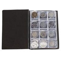 Album de livres de collection avec logo personnalisé Penny Nickel Dime One Pound 10 20 Pence 120 pochettes World Old Coin Holder