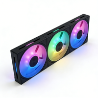 Kipas Casing ARGB 120mm yang Dapat Disambungkan, Kipas Pendingin PC Sistem Daisy Chain, Kipas PWM 4Pin Senyap untuk Kipas Casing Komputer Desktop Gaming