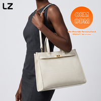 Sac fourre-tout en cuir véritable LZ Factory pour femmes, sacs à bandoulière en cuir véritable, sacs à main, sacs à main pour ordinateur portable, grande capacité