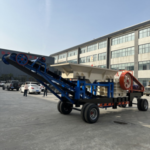 Tout nouveau concasseur à mâchoires mobile PEX250*1000 avec convoyeur pour le broyage <span class=keywords><strong>des</strong></span> déchets de construction, concasseur à mâchoires pour pierre de quartz - Product Image 3