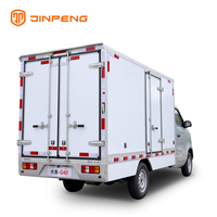 2024 JINPENG G32 Green Power Mini camioneta eléctrica de alta velocidad 1280KG capacidad de carga gran oferta caja de camión cerrada de litio