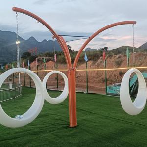 Columpios de Aluminio y Acero para Patio de Recreo, de Fábrica China, Económicos, Capacidad para 2-5 Personas, Garantía de 12 Meses, Aventura al Aire Libre para Niños - Product Image 6