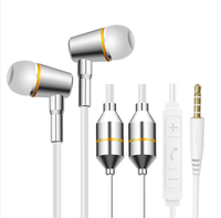 Ibrain FC12-C Earphone Berkabel Pelindung Radiasi EMF IPX2 Headset In-Ear Kontrol Inline Audio Plug