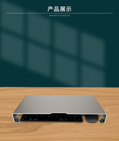 Support d'écran minimaliste en aluminium, socle robuste en métal pour écran d'ordinateur, organiseur de bureau pour iMac et ordinateur portable