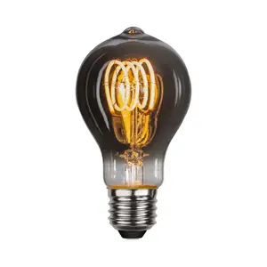 Fabriek Direct 110V 120V Wereldwijde Edison Lamp E26 E27 Rook Grijze A60 Led Gloeidraad Lamp