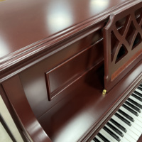Samick SC118FD Brown Upright Piano 118cm for Music School Teaching and Student Exams
