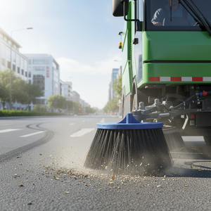 Escoba barredora de calles ecológica de alta calidad, cepillo de limpieza de plástico de fibra larga para uso en carreteras - Product Image 3