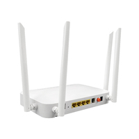 Modem Router ONU XPon Wifi AC1200 2025, Dualband Wifi5 2.4G 5G, 4 Port Gigabit RJ45, VoIP SC/UPC GPon EPon ONT dengan USB
