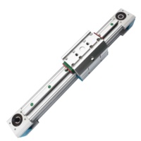 Unités de glissières linéaires CNC de petit volume Conception de joint de ceinture en acier Rail intégré pour guides linéaires coulissants Moteurs à mouvements linéaires servo