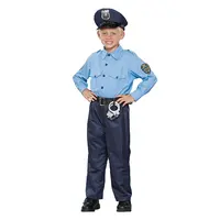 Çocuk cosplay festivali performans kostüm polis profesyonel rol oynamak polis üniforma elbise kostüm