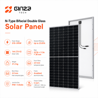 Panel Surya Monokristalin Ginza Efisiensi Tinggi 595W Bersertifikasi CE TUV Modul PV dengan Garansi 30 Tahun Kualitas Tinggi