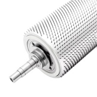 Rouleau de microperforateur rotatif Shine East pour sac de farine anneau d'aiguille d'unité de Micro perforation de feuille de cylindre épinglé non tissé