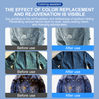 Stylo de réparation de couleur pour denim professionnel - Stylo de restauration de couleur pour jeans, réparation rapide pour les jeans et vestes délavés