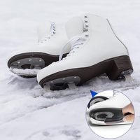 Pierre d'affûtage pour patins à glace en carbure de silicium noir, 50x25mm, accessoire d'affûtage de patins, vente directe usine