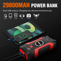 2000A Peak Jump Starter 29800mAh, Penguat Baterai untuk Mesin Bensin 6.0L & Diesel 3.0L, Lampu LED SOS, Kompas & Perlindungan Keamanan Multifungsi