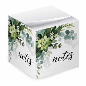 Bloc-notes adhésifs en papier, nouveau design, 500 feuilles avec support en bois, bloc-notes personnalisé avec logo d'entreprise, cadeaux de fin d'année - Product Image 6