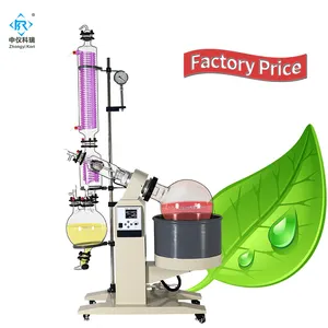 RE Series etanol ekstraksi vakum crystalzer dengan penghangat boiler rotary evaporator 1 2 3 5 10 20 30 50 liter