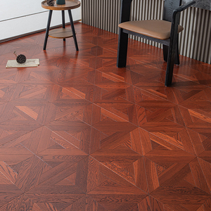 Suelo de Parqué de Madera de Roble Cepillado Multicapa ISO9001, Grado AB, Fácil Instalación, Duradero, Sistema T&G de 15 mm, para Escuelas - Product Image 2