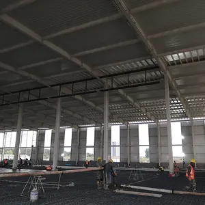 Stadium Steel Structure Fireproof All Structural Steel Manufacturer Two Story Portal Frame Steel Structure