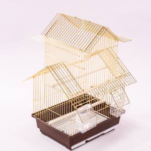 Jaula de Cría para Pájaros Desmontable de Múltiples Niveles con Área de Anidación y Panel Trasero Protector para una Cría Segura de Aves - Product Image 2