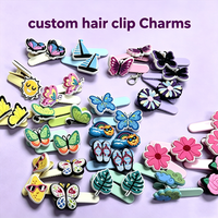 Breloques personnalisées pour pinces à cheveux avec logo sur mesure, directement de l'usine, breloques en silicone pour chaussures, faible MOQ, livraison rapide