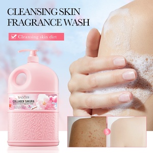 OEM SADOER Gel Douche Fleur de Cerisier 2kg pour un Nettoyage en Profondeur et une Hydratation Intense avec Formule au Collagène - Product Image 1