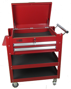 Nhà máy bán trực tiếp xe đẩy dụng cụ giá rẻ để tiết kiệm không gian, giá để đồ ba tầng và giá để phụ tùng - Product Image 3