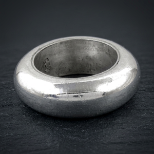 Art Palace Stainless Steel <b>Plain</b> <b>Ring</b> Modern Unisex Fashion Jewelry Daily Wear Gift - Product Image 2