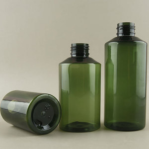 Vert foncé Oblique Épaule Bouteille En Plastique Bouchon À Vis Ordinaire Galvanoplastie Bouchon À Vis Pet Lotion Pompe Bouteille 50/100/150/200Ml - Product Image 3