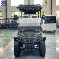 Voiturette de golf électrique CAMP 6 places, batterie lithium 72V, tout-terrain, fabriquée par des fabricants chinois